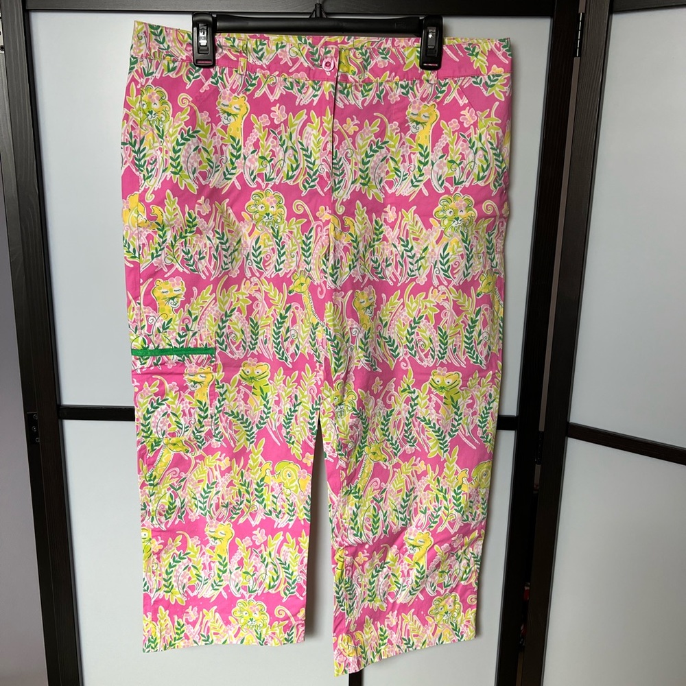Vintage White Label Lilly Pulitzer Capris. Size 14. EUC. Nonsmoking home